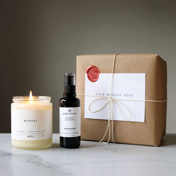MIZU Calm Gift Set Candle and Room Mist