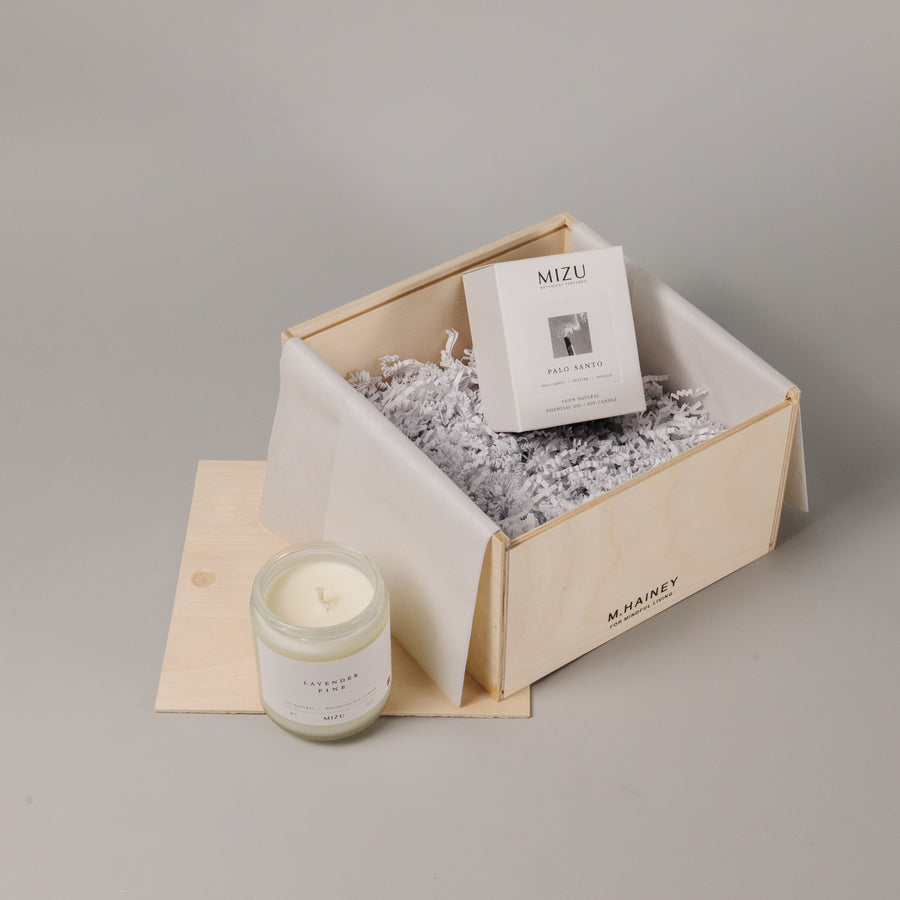 Essential Oil Candle - Boxed Gift Set