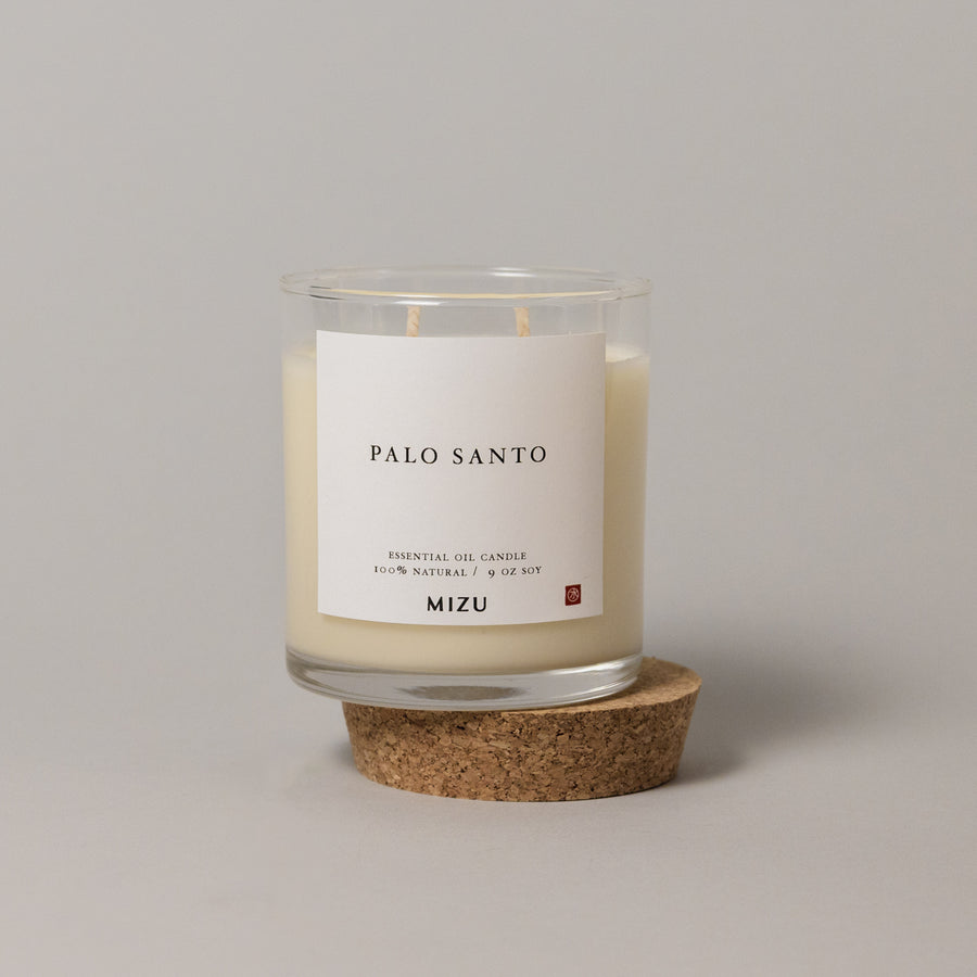 Palo Santo Essential Oil Candle - Double Wick