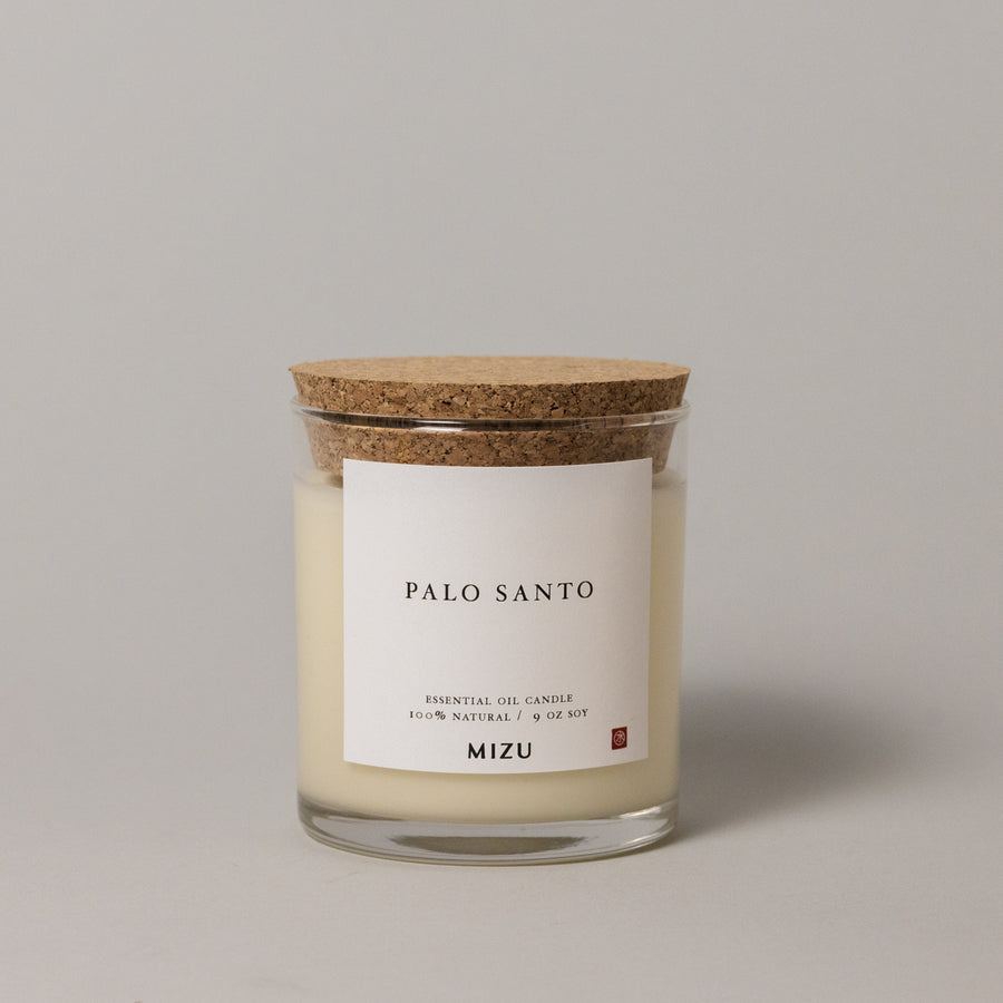 Palo Santo Essential Oil Candle - Double Wick