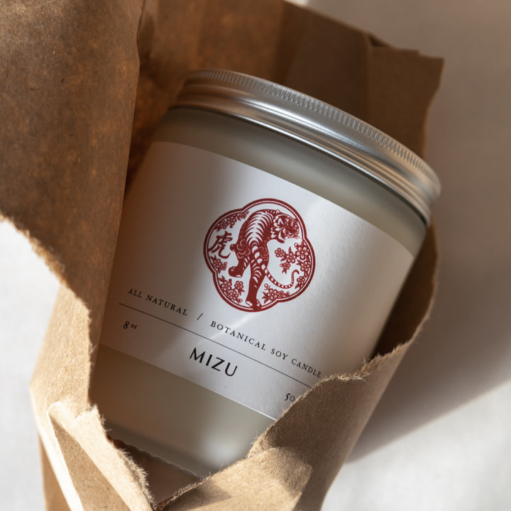 MIZU Custom baby Shower Candle