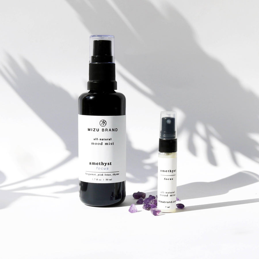 Amethyst Crystal Fragrance Mist tester for Focus