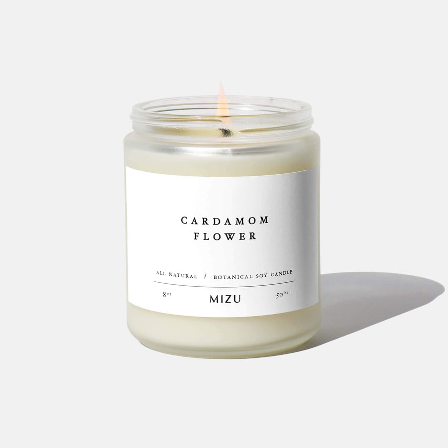 CARDAMOM FLOWER ESSENTIAL OIL CANDLE