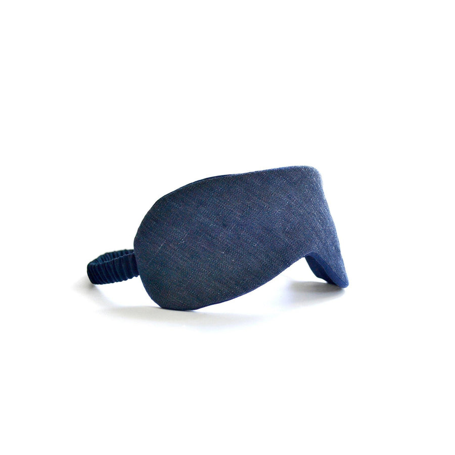 Chambray and silk sleep mask thumbail