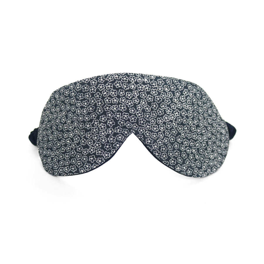 Indigo Windflower Japanese Silk Eye Mask thumbnail