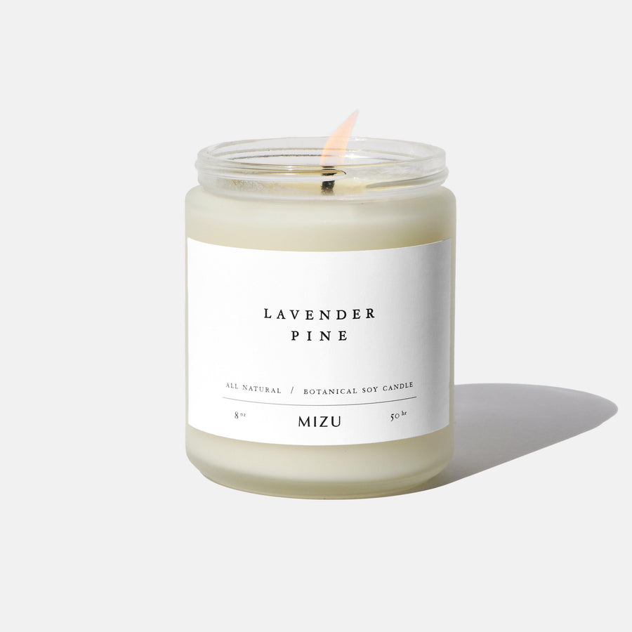 Lavender Pine Essential Oil Candle - MIZU