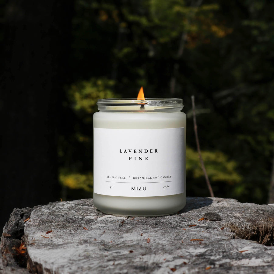 Lavender Pine Essential Oil Candle - MIZU