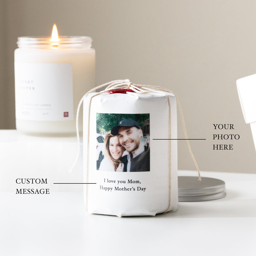 MIZU Custom Gift Wrap Candle