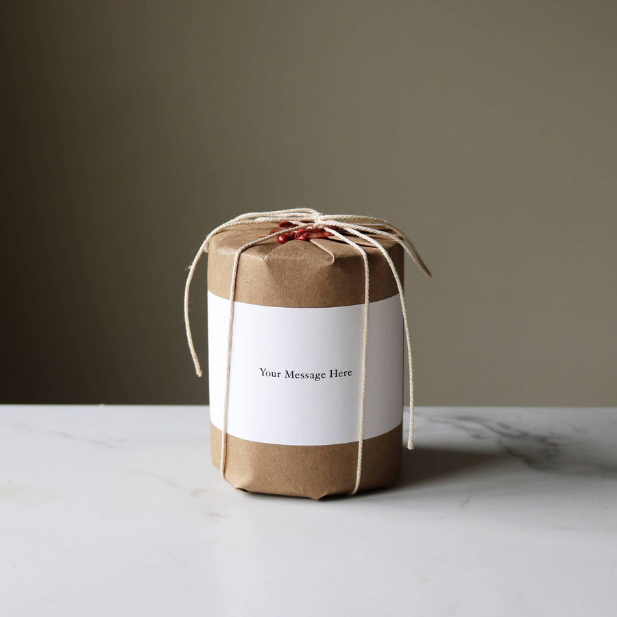 MIZU candle personalized Gift Wrap