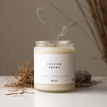 MIZU Vetiver Essential Oil Candle