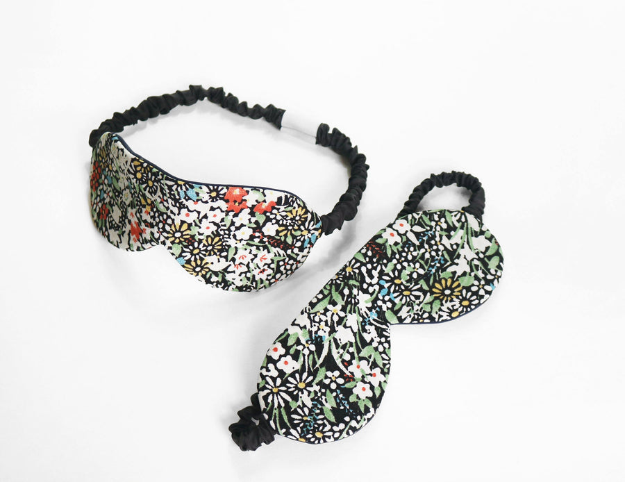 Japanese Silk Eye Floral sleep mask group